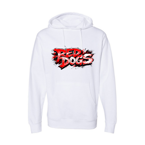 Red Dogs Grafitti Adult Sweatshirt