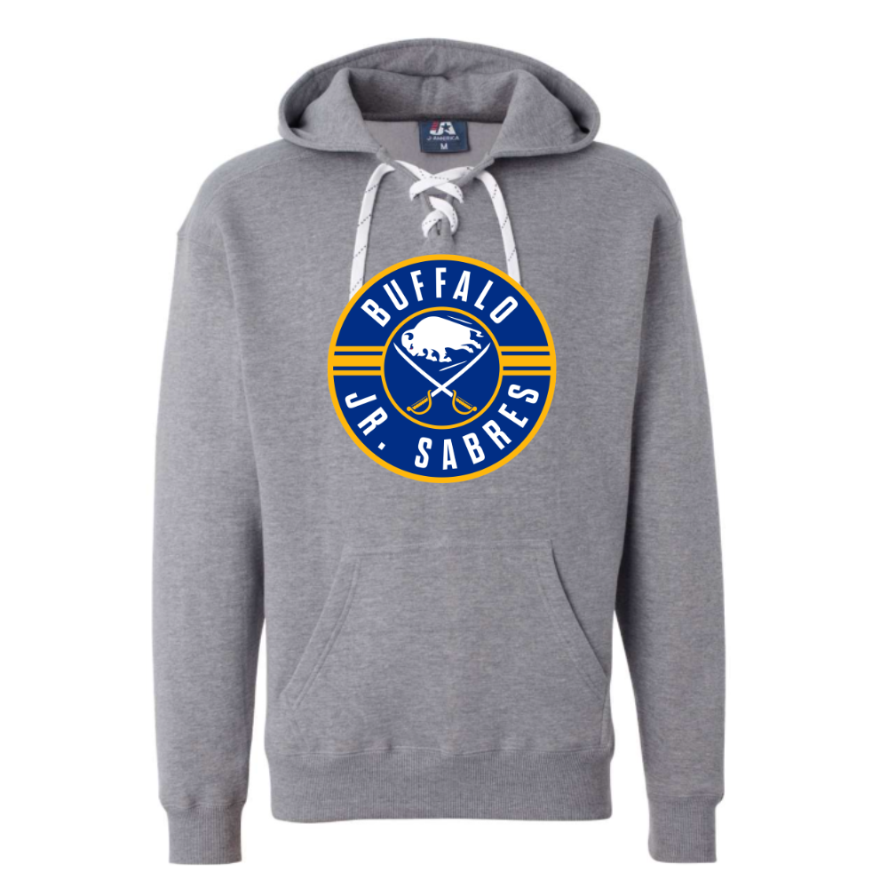 Jr Sabres Blue Logo Adult Sweatshirt