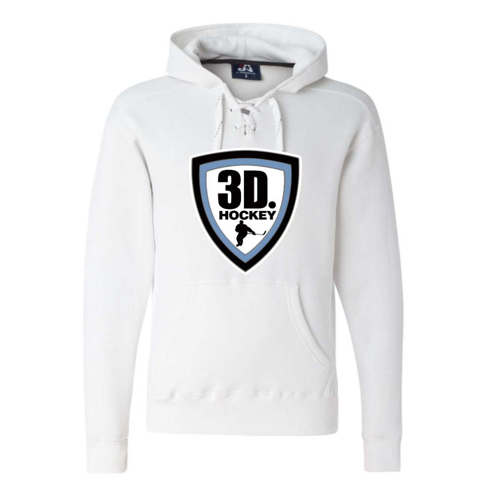 Adult Lace Up Hooded Sweatshirt