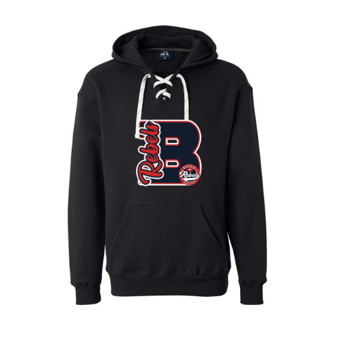 Rebels Varsity Letter Adult Sweatshirt