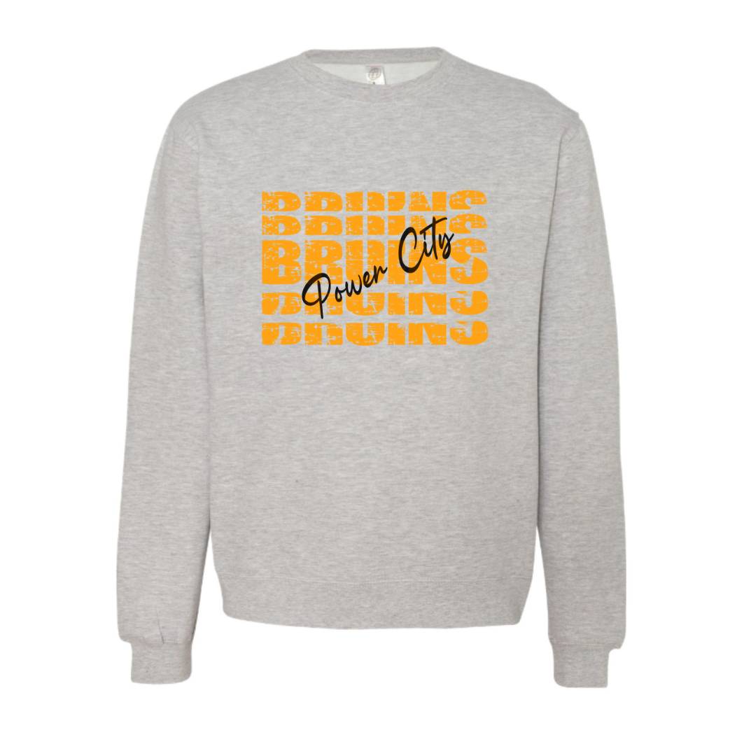 Bruins Stacked Adult Sweatshirt