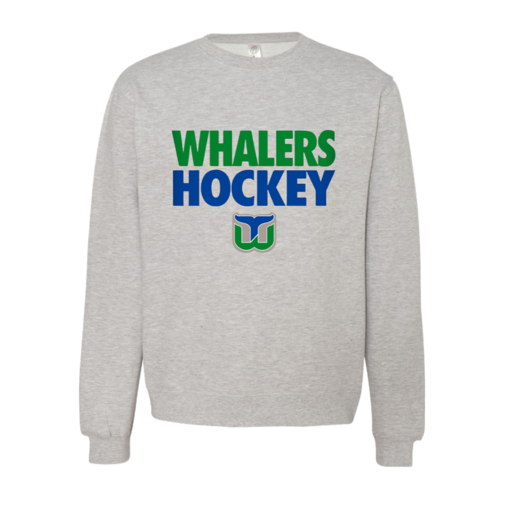 Whalers Hockey Adult Hooded Sweatshirt