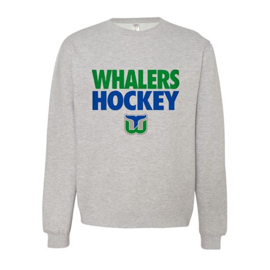 Whalers Hockey Adult Hooded Sweatshirt