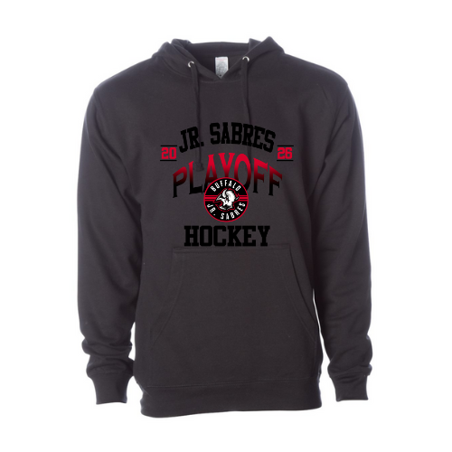 Jr. Sabres Red Gradient Adult Playoff/States Sweatshirt