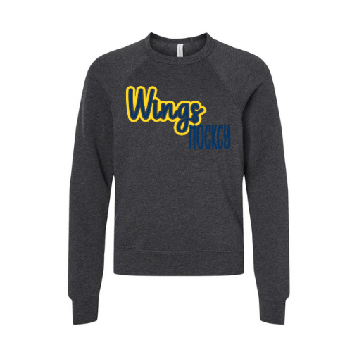 Wings See-Thru Youth Sweatshirt
