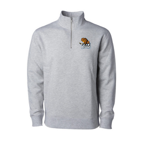 Buffalo Bisons Logo Adult Quarter Zip Sweatshirt