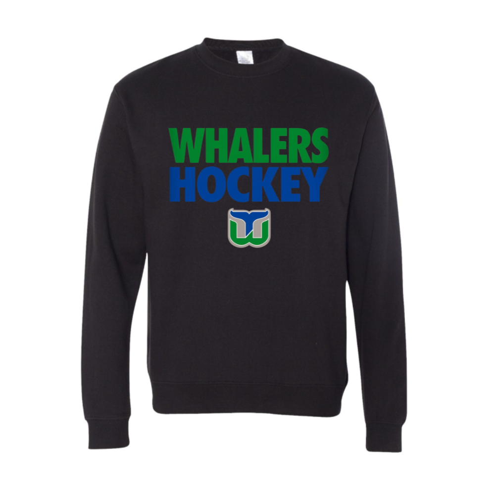 Whalers Hockey Adult Hooded Sweatshirt