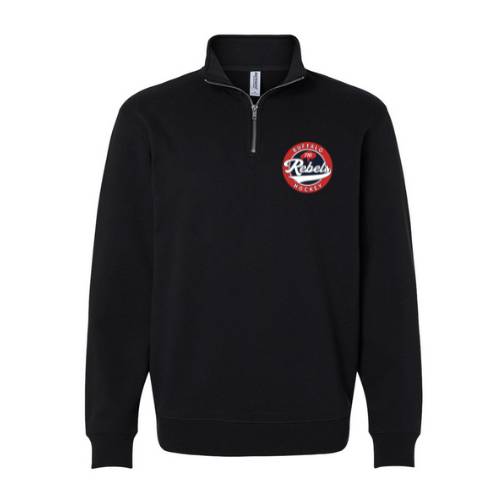 Rebels Logo Adult Quarter Zip