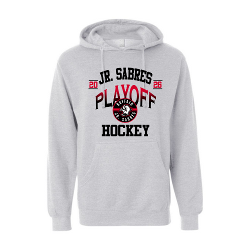 Jr. Sabres Red Gradient Adult Playoff/States Sweatshirt