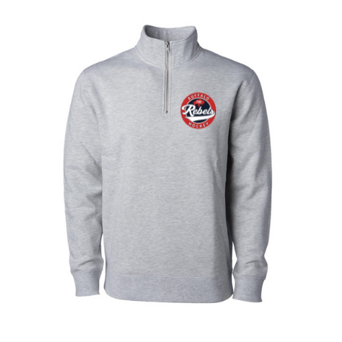 Rebels Logo Adult Quarter Zip