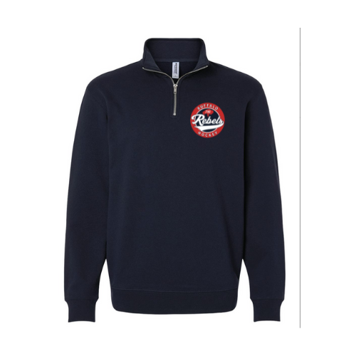 Rebels Logo Adult Quarter Zip
