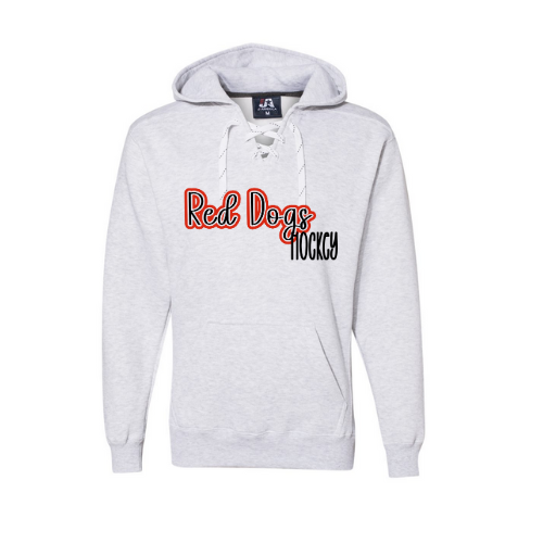 Red Dogs See-Thru Adult Sweatshirt