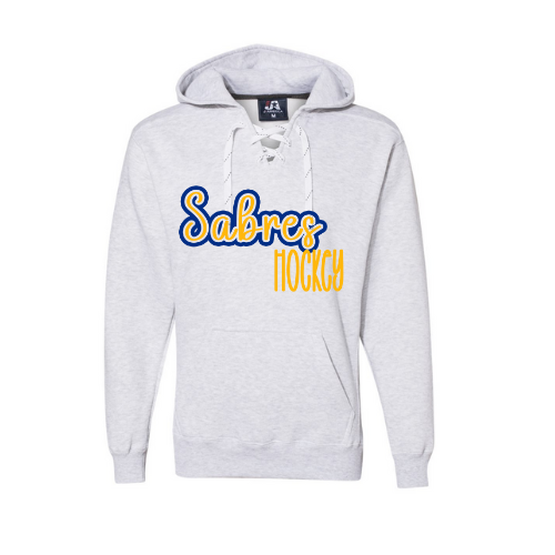 Jr. Sabres Blue See-Thru Adult Sweatshirt