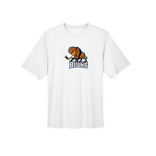 Buffalo Bisons Logo Youth Performance Short Sleeve Shirt