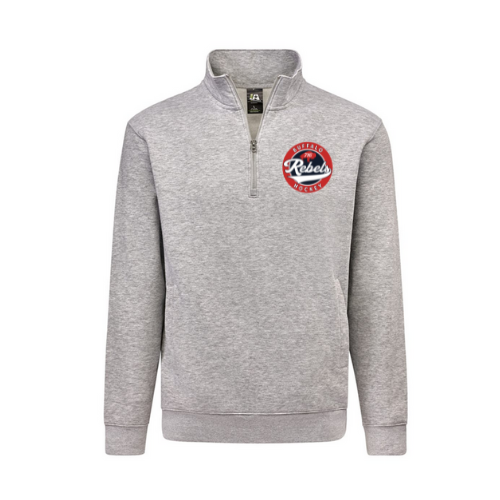 Rebels Logo Adult Quarter Zip