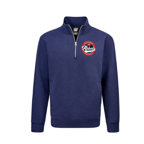 Rebels Logo Adult Quarter Zip