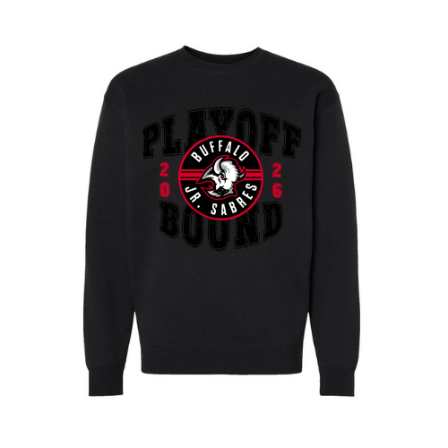 Jr. Sabres Red Adult Playoff/States Sweatshirt