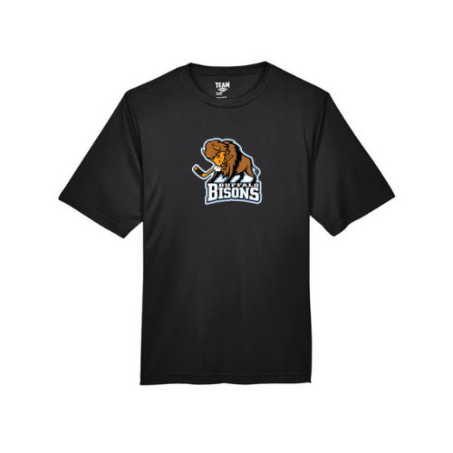Buffalo Bisons Logo Youth Performance Short Sleeve Shirt