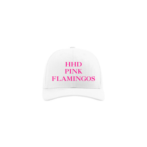 HHD Pink Flamingo (all letters) Hat