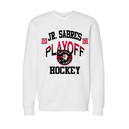Jr. Sabres Red Gradient Adult Playoff/States Sweatshirt