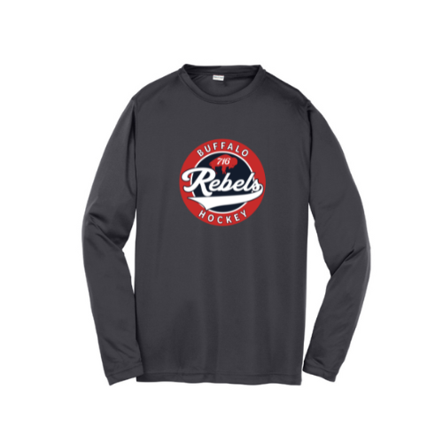 Rebels Youth Performance Long Sleeve Shirt