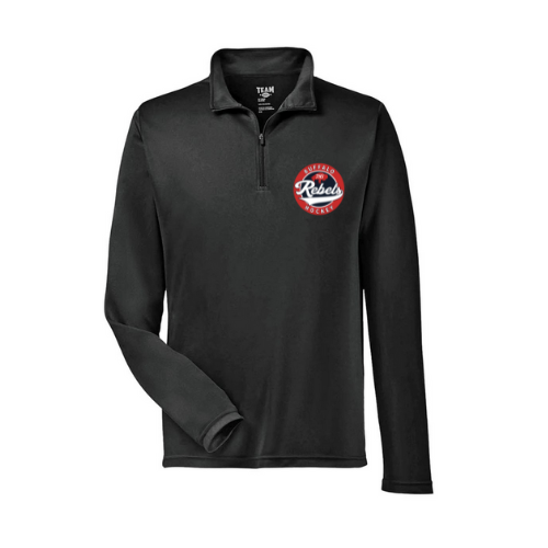 Rebels Logo Adult Quarter Zip