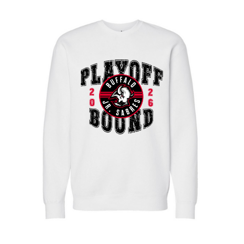 Jr. Sabres Red Adult Playoff/States Sweatshirt