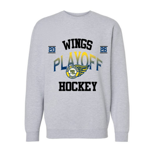 Wings Gradient Adult Playoff/States Sweatshirt