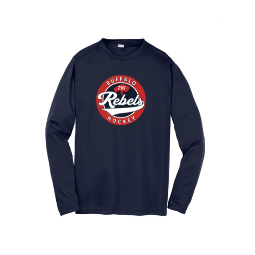 Rebels Youth Performance Long Sleeve Shirt