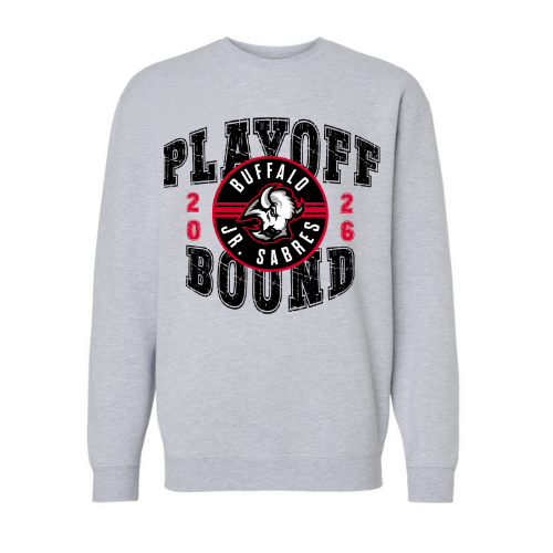 Jr. Sabres Red Adult Playoff/States Sweatshirt