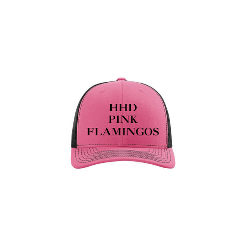 HHD Pink Flamingo (all letters) Hat