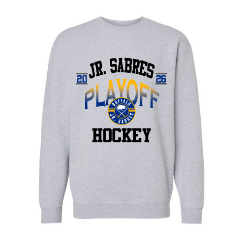 Jr. Sabres Blue Gradient Youth Playoff/States Sweatshirt