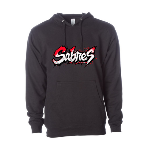 Jr. Sabres Red Grafitti Adult Sweatshirt