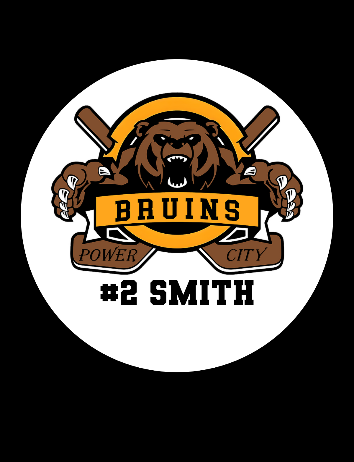 Power City Bruins Car Decal