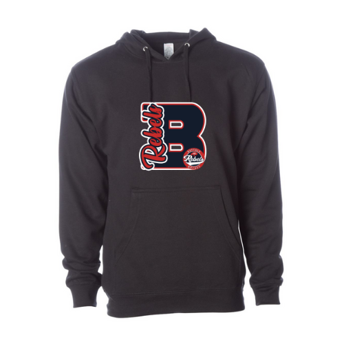 Rebels Varsity Letter Adult Sweatshirt