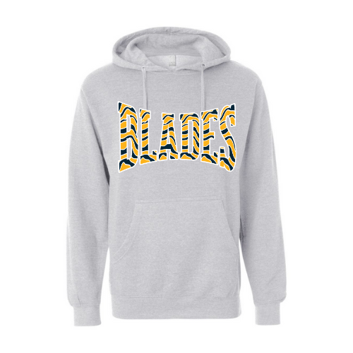 Blades Striped Print Adult Sweatshirt