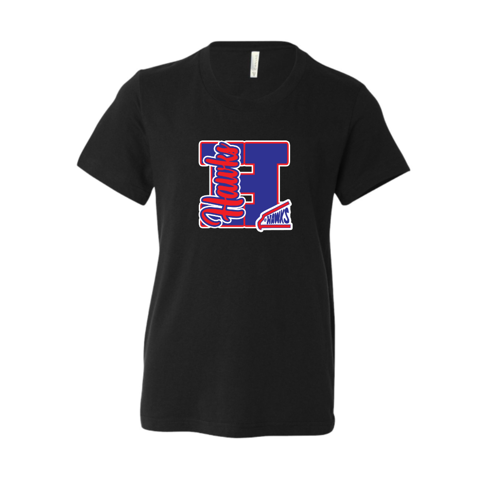 Hawks Varsity Letter Adult T-shirt