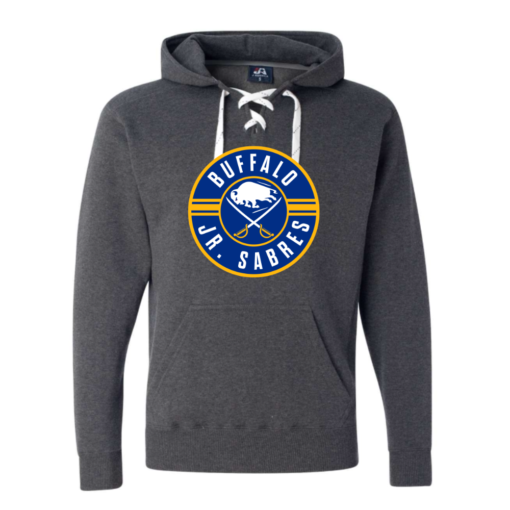 Jr Sabres Blue Logo Adult Sweatshirt