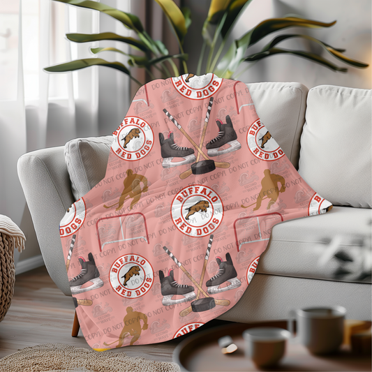 Red Dogs Blanket