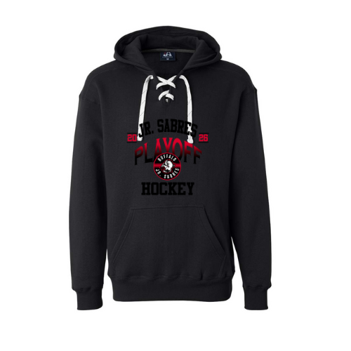 Jr. Sabres Red Gradient Adult Playoff/States Sweatshirt