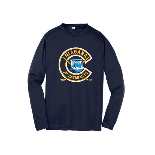 Niagara Jr. Cataracts Youth Long Sleeve Performance Shirt