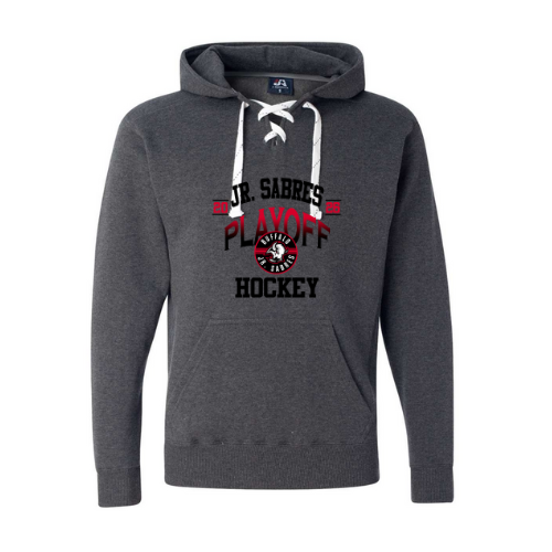 Jr. Sabres Red Gradient Adult Playoff/States Sweatshirt