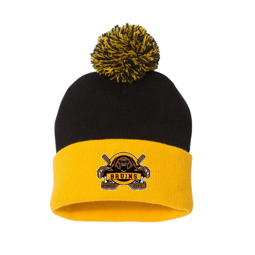 Power City Bruins Beanie with Pom Pom