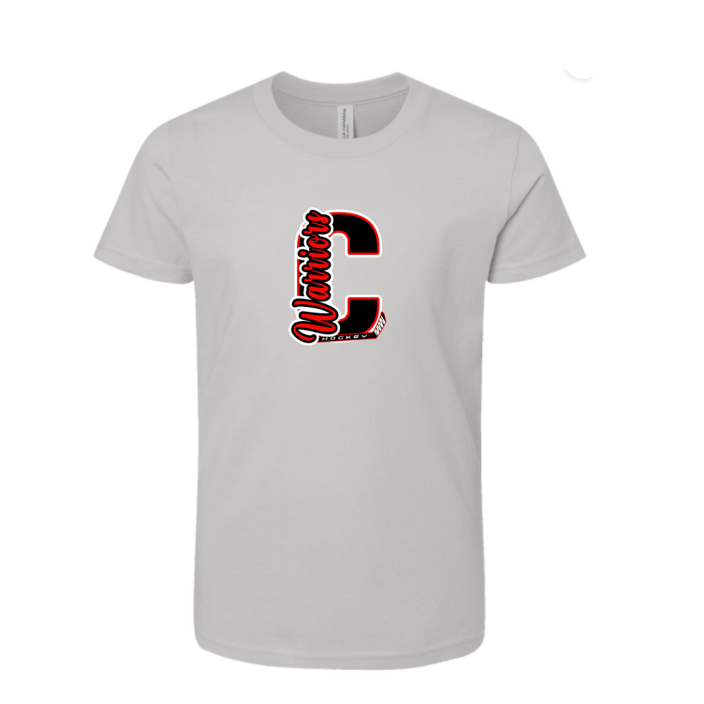 Warriors Varsity Letter Adult T-Shirt