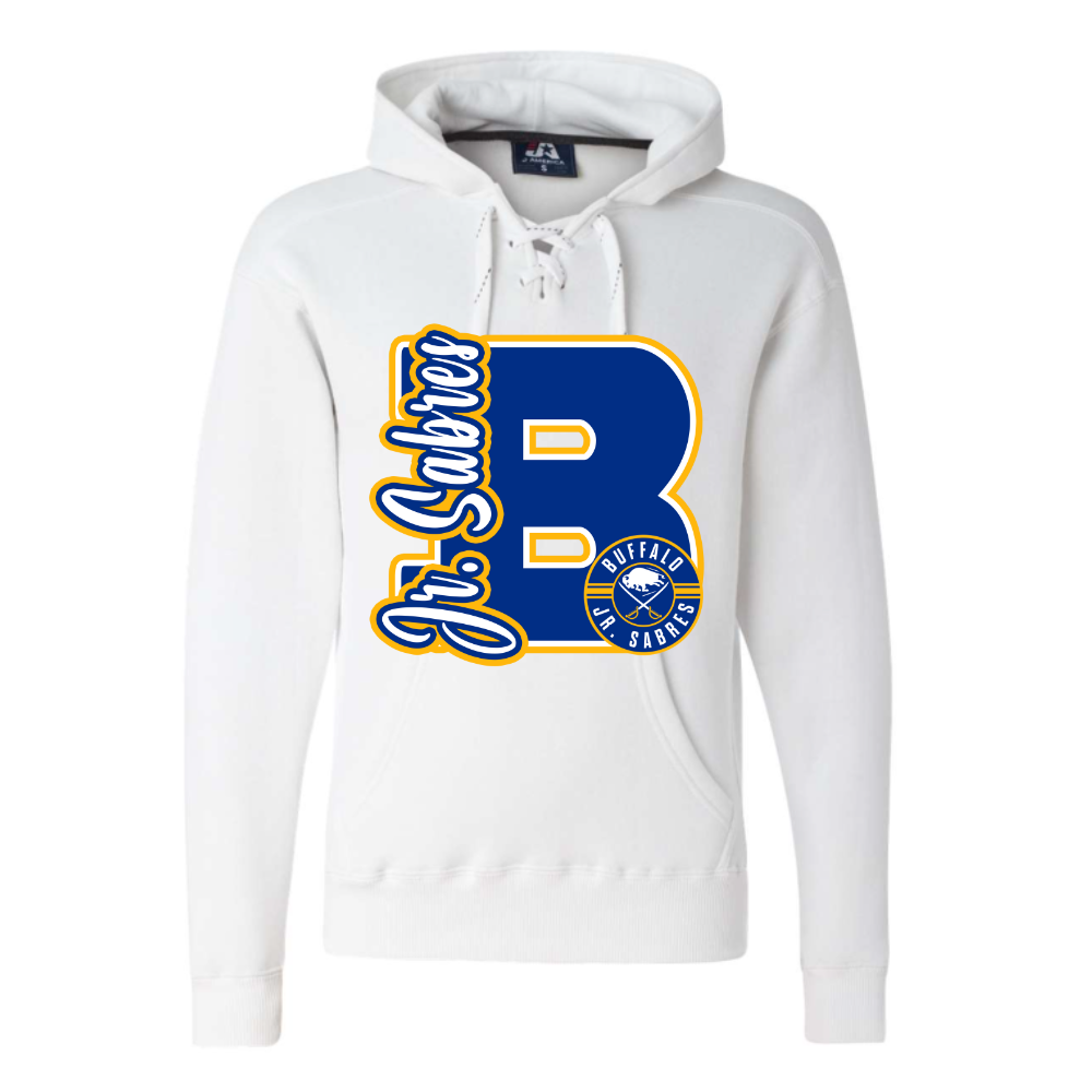 Jr. Sabres Blue Varsity Letter Adult Sweatshirt