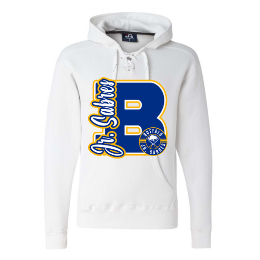 Jr. Sabres Blue Varsity Letter Adult Sweatshirt