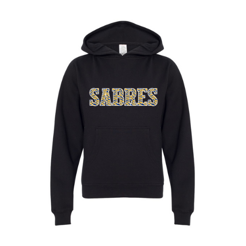 Jr. Sabres Blue Striped Print Youth Sweatshirt