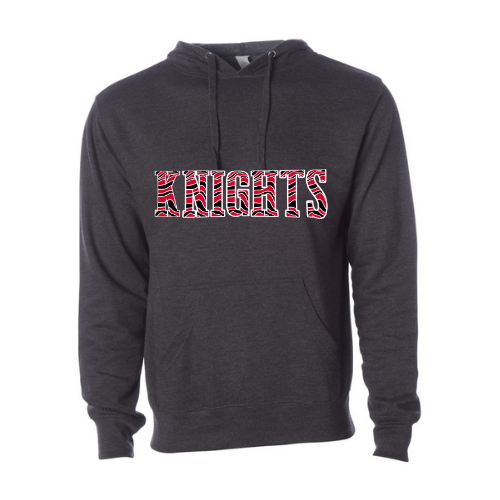 Knights Striped Print Adult Sweatshirt