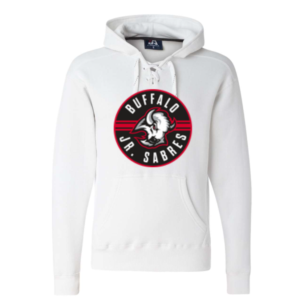 Jr Sabres Red Adult Hooded Sweatshirt