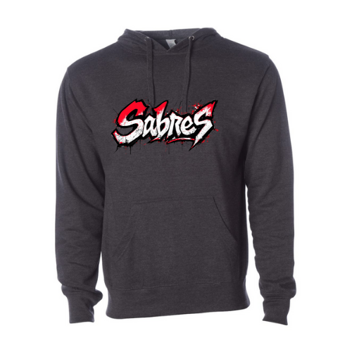 Jr. Sabres Red Grafitti Adult Sweatshirt
